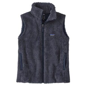Patagonia Women's Charcoal Gray Sherpa Fleece Vest Los Gatos